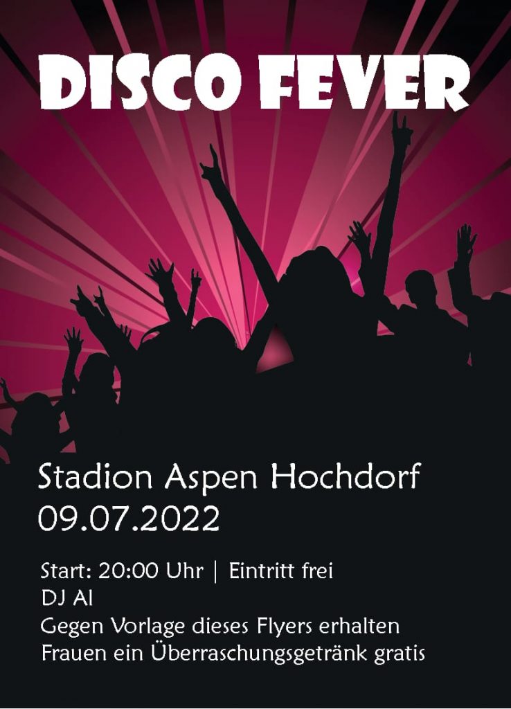 TVH DiscoFever 2022 - Stadion Aspen Hochdorf 2022